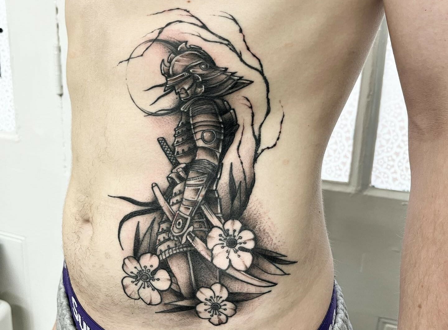 dragon and samurai temporary tattoo – tatNtoo