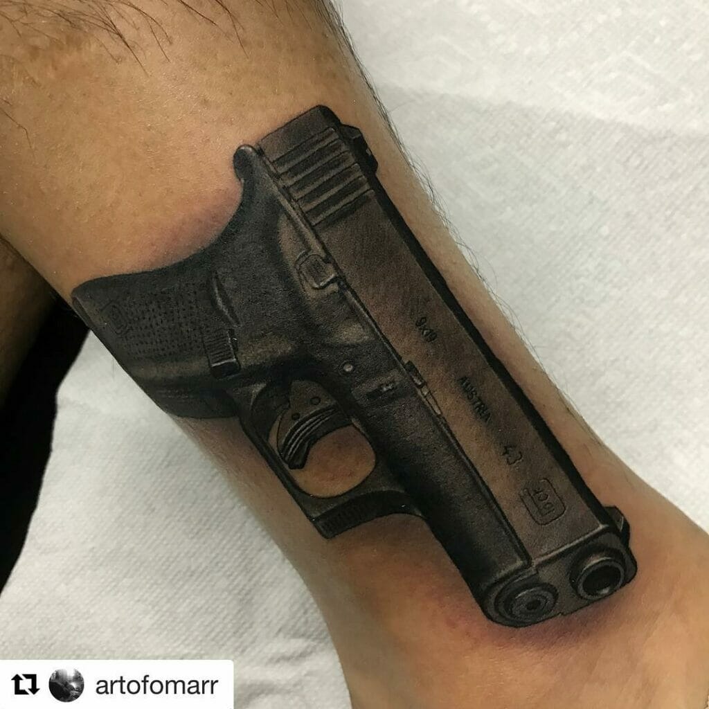 3D-Glock Tattoo