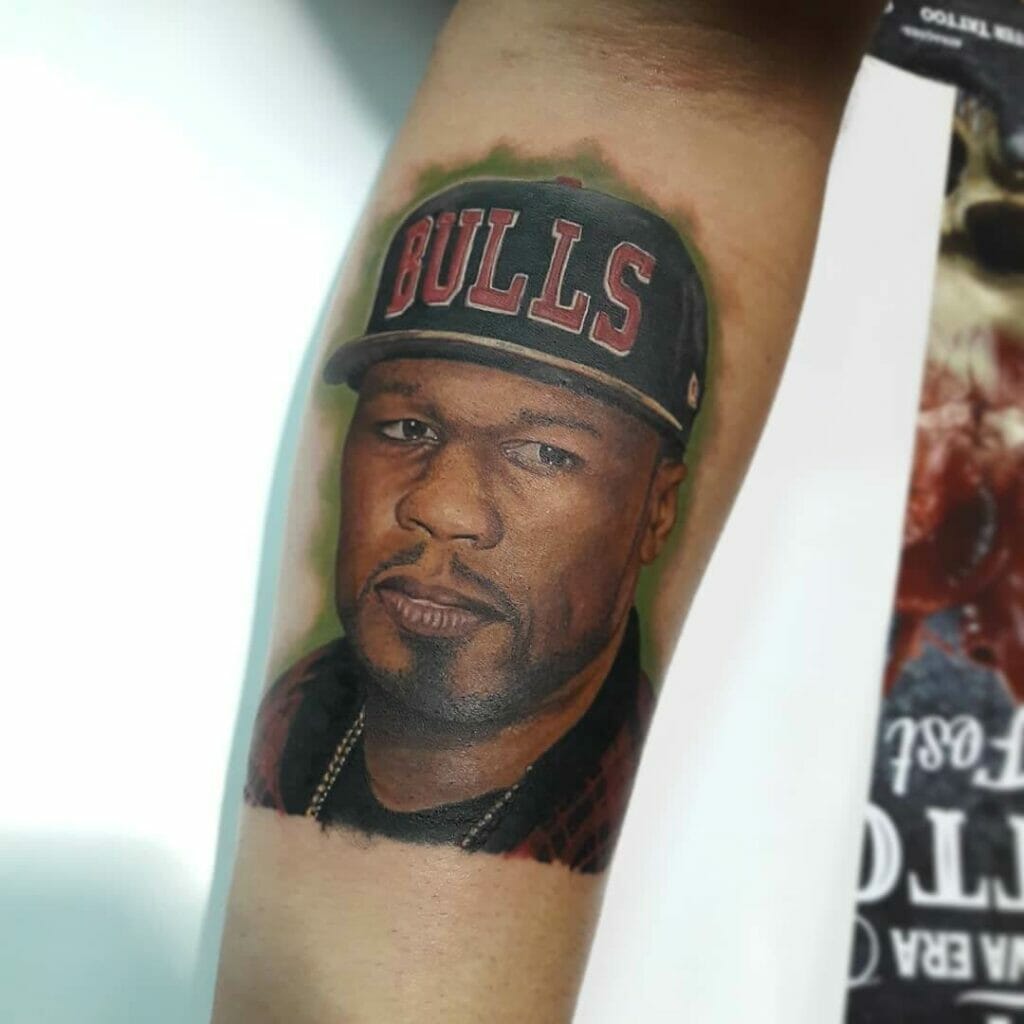 The Photorealistic 50 Cent Tattoo