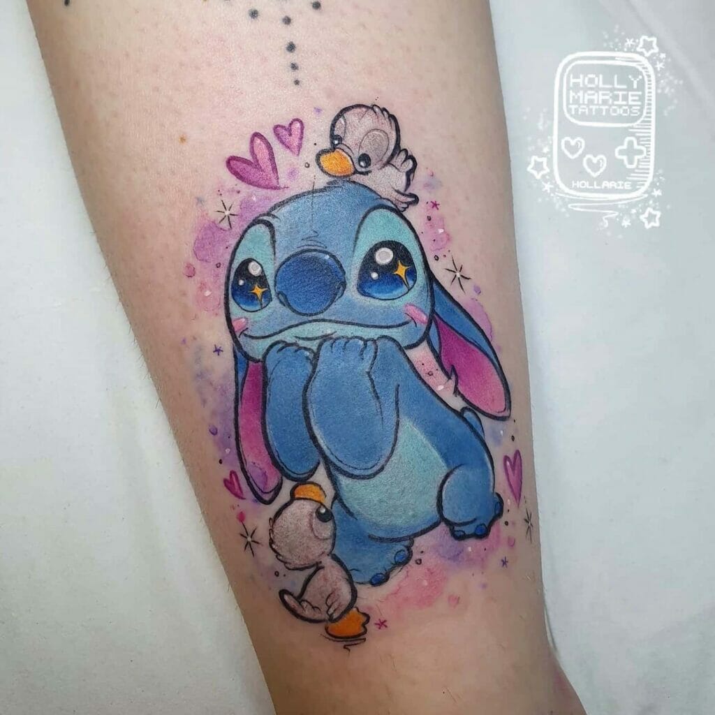 Smiling Stitch Tattoo