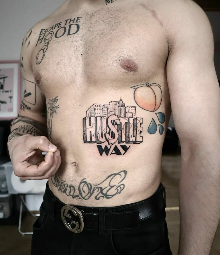 The "3D Hustle Way" Hustler Tattoo