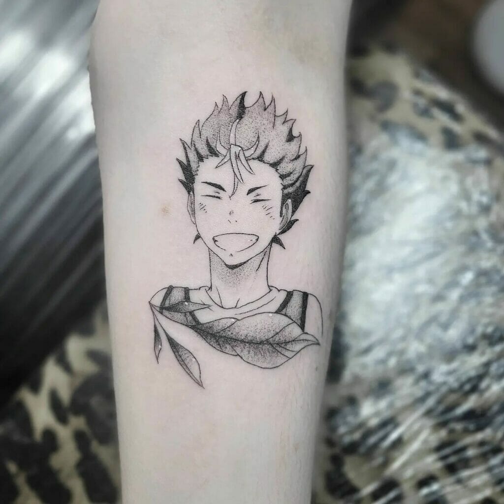 Nishinoya Anime Tattoo