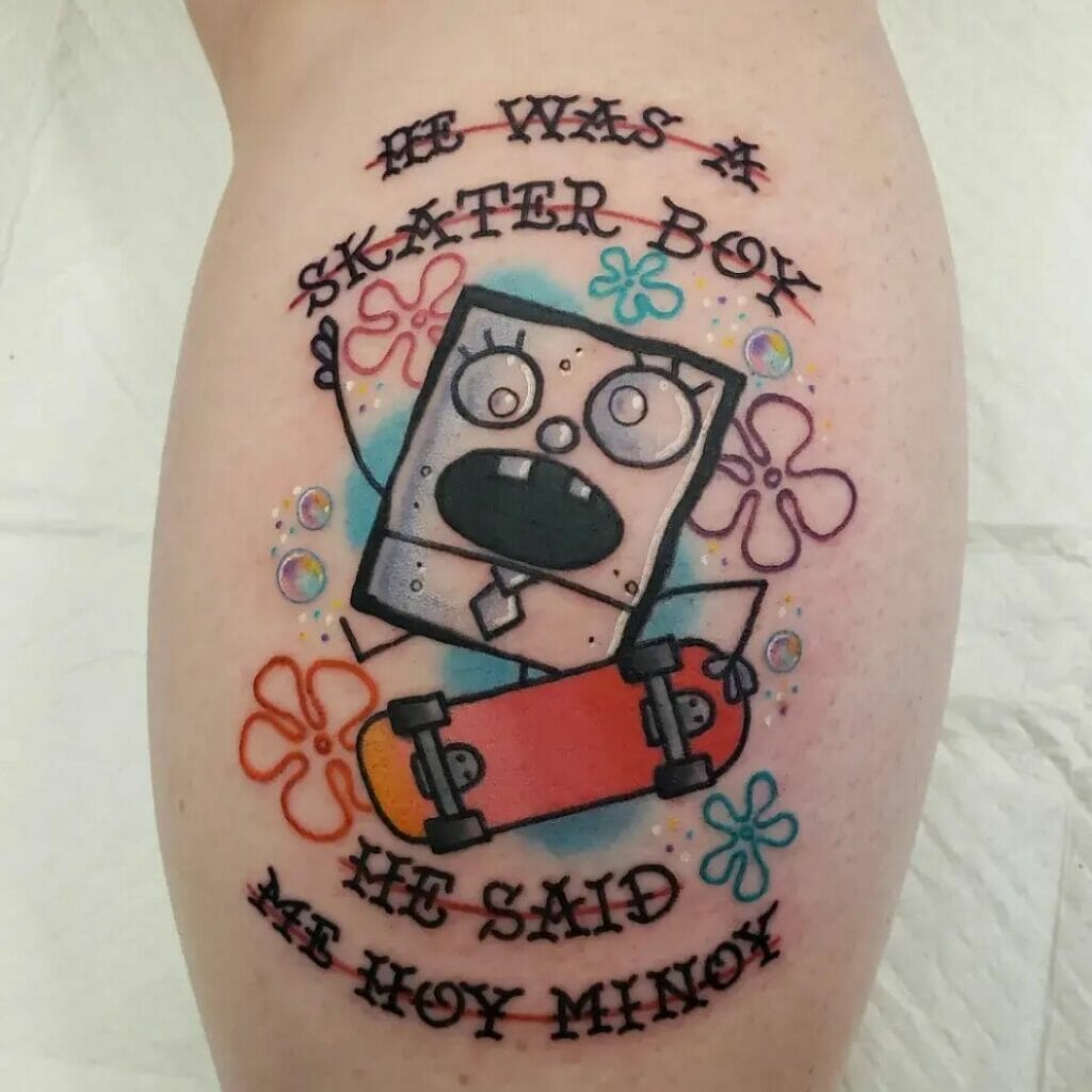 The Skateboards Sellers Tattoo