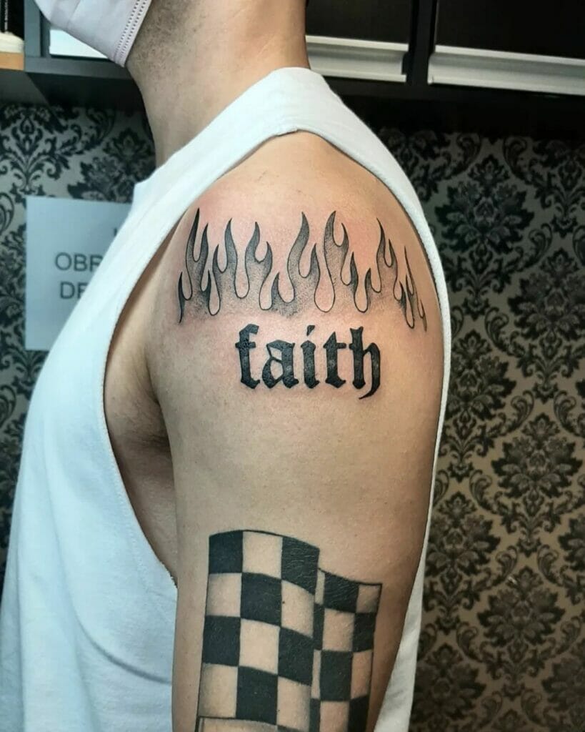 Faith And Flame Tattoo