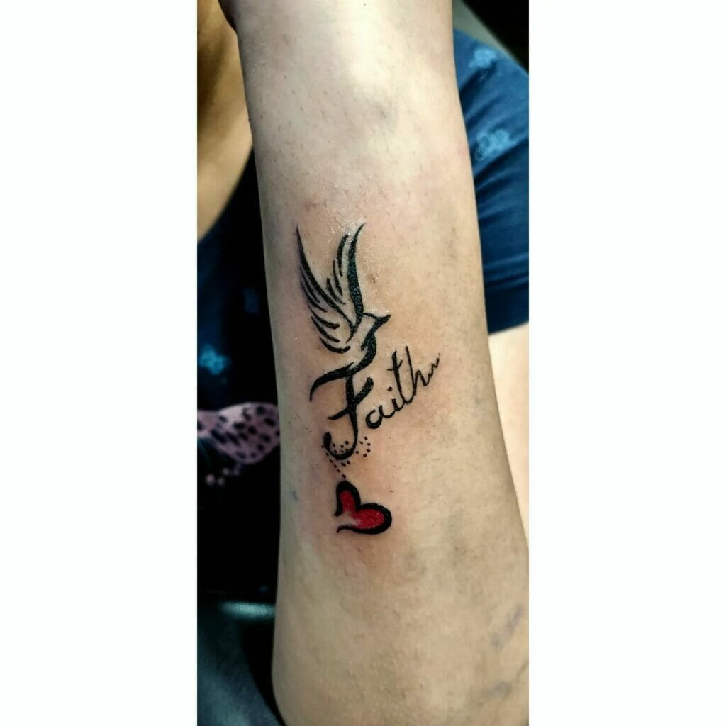 Faith And Heart Tattoo