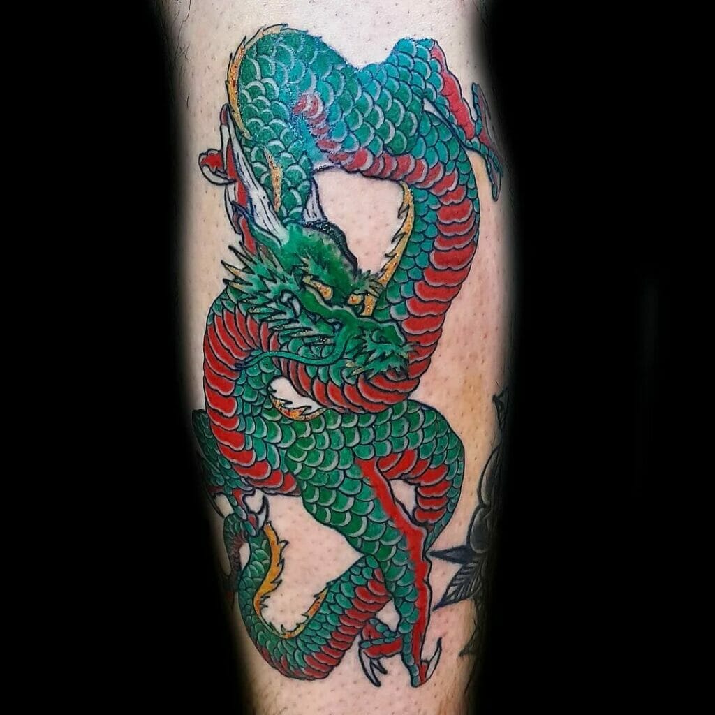 Traditional Japanese Dragon Tattoo