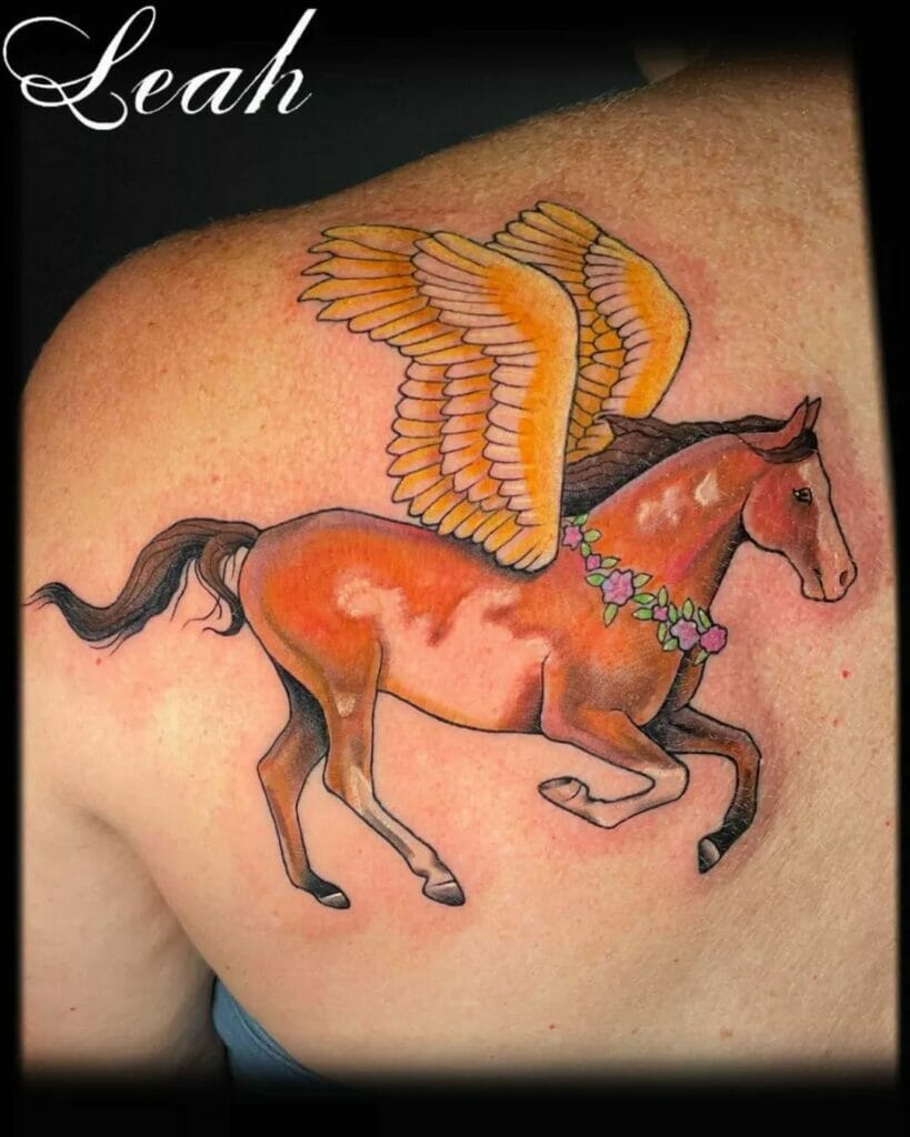 Pegasus War Horse Tattoo
