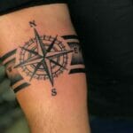 Compass Tattoo Stencils