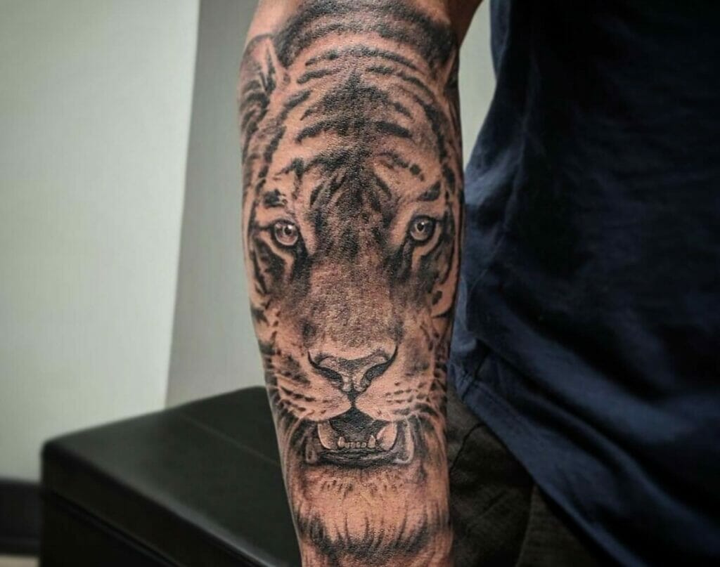 Tiger sleeve tattoo ideas