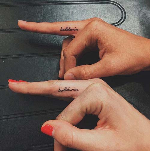Name on Hand Tattoo