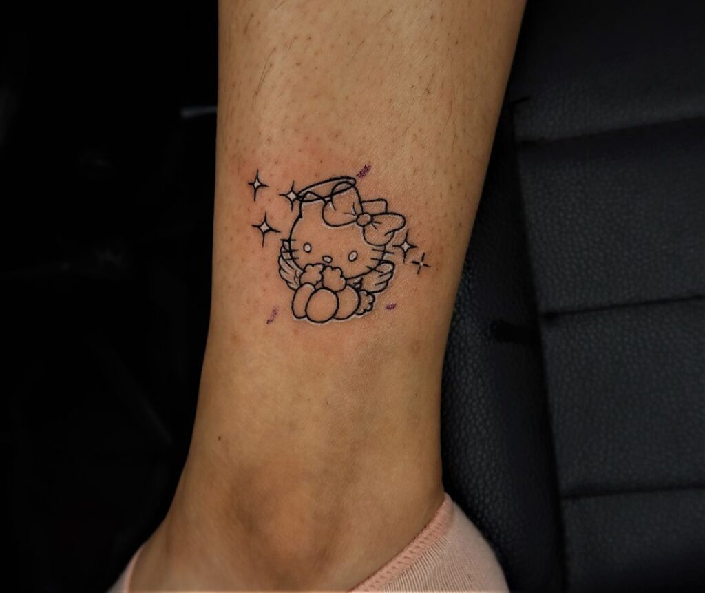 Star Tattoo on Foot