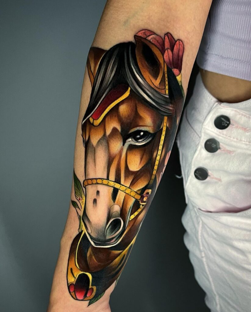 Pharaoh's Horses Tattoo