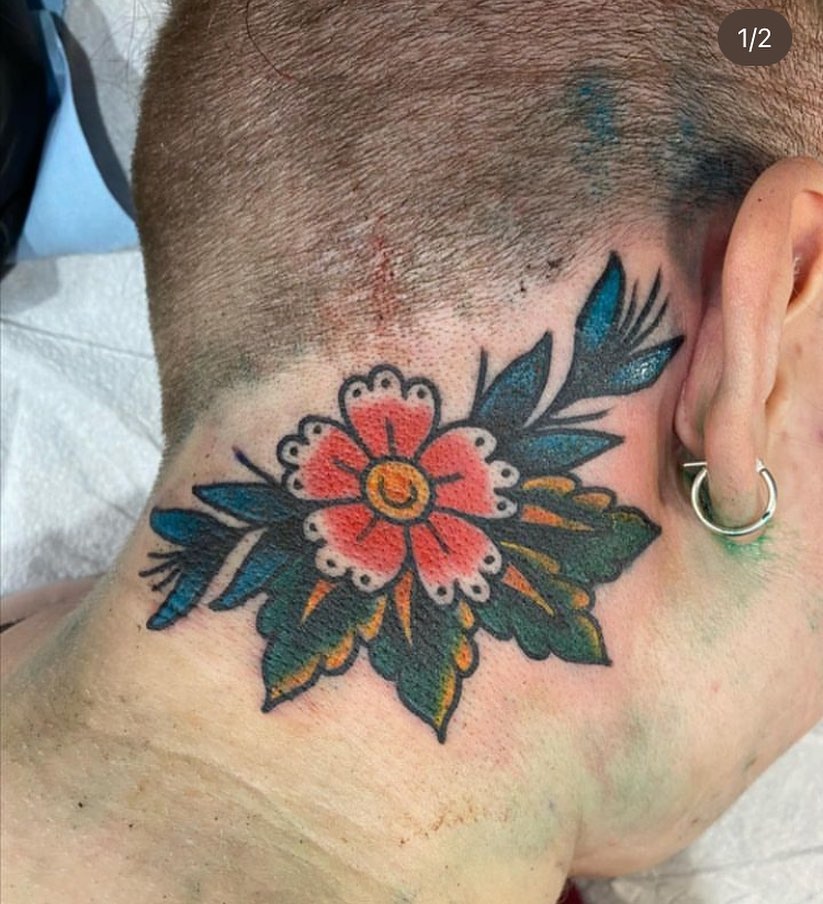 Behind The Ear Tattoo