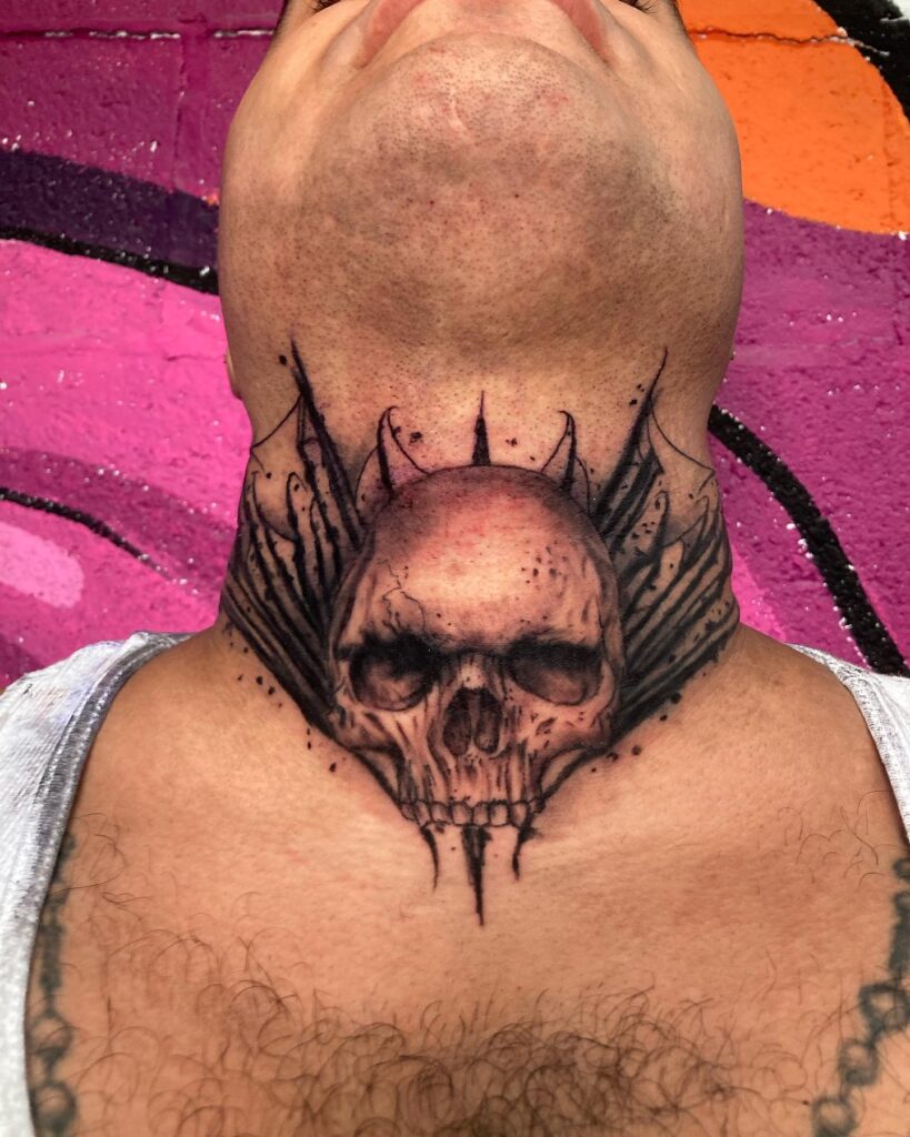 Neck Tattoo Cover-Up