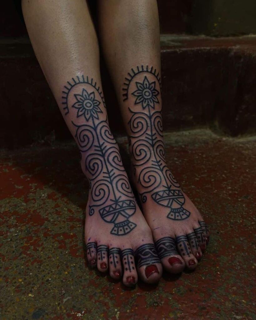 foot tattoo