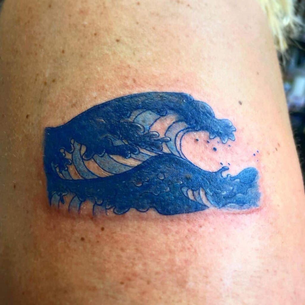 wave tattoo