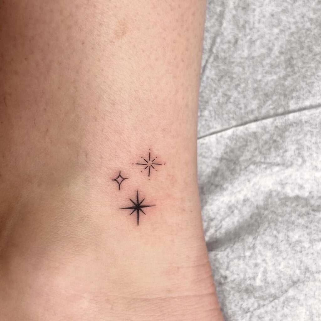 Star Tattoo on Foot