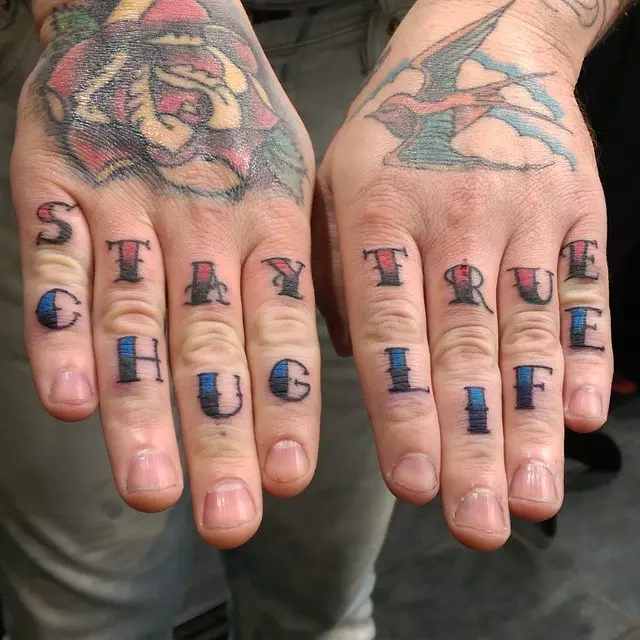 knuckle tattoo