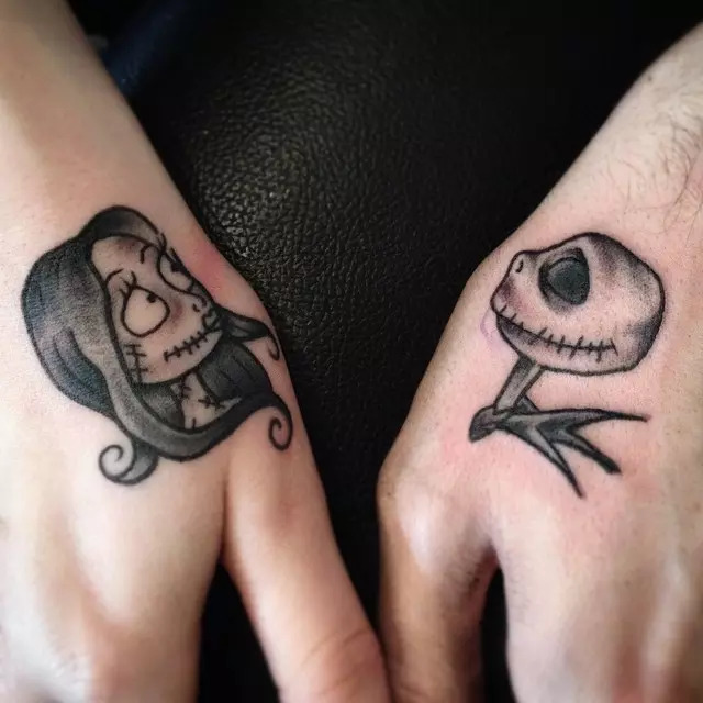 Jack and Sally Tattoo