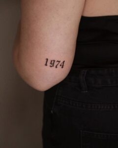 101 Amazing Number Font Tattoos For 2024!