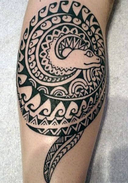 Snake Arm Tattoo