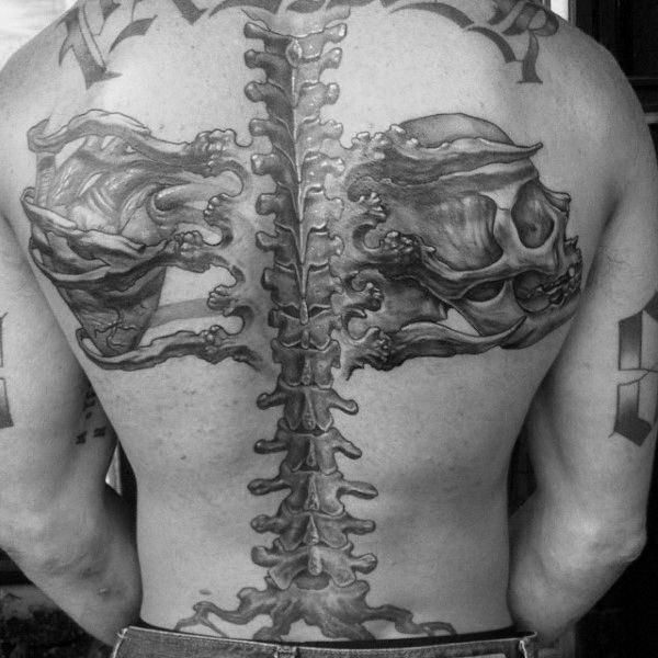 Elegant Spine Tattoo