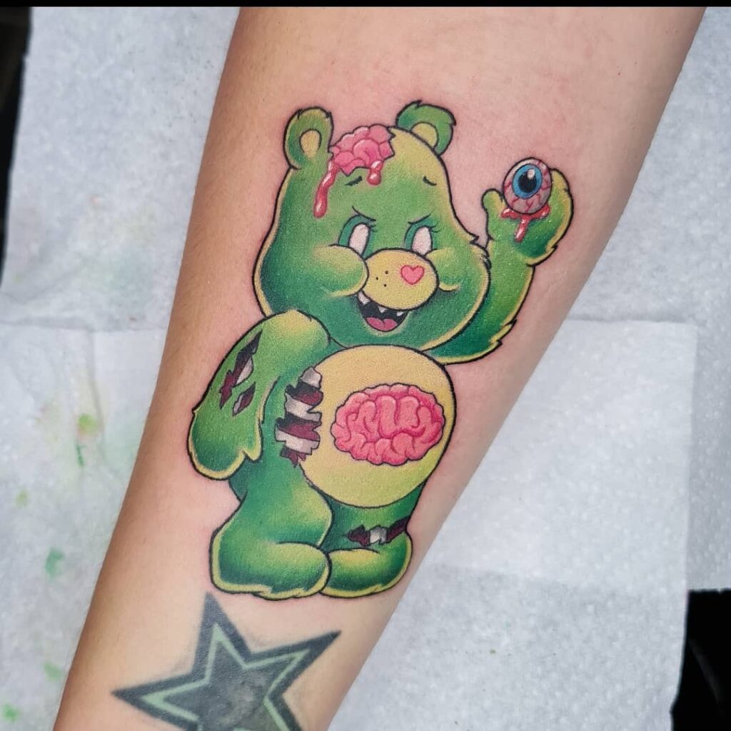 care bear tattoo