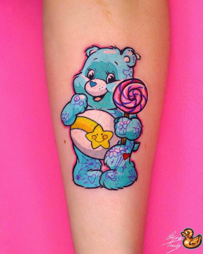care bear tattoo