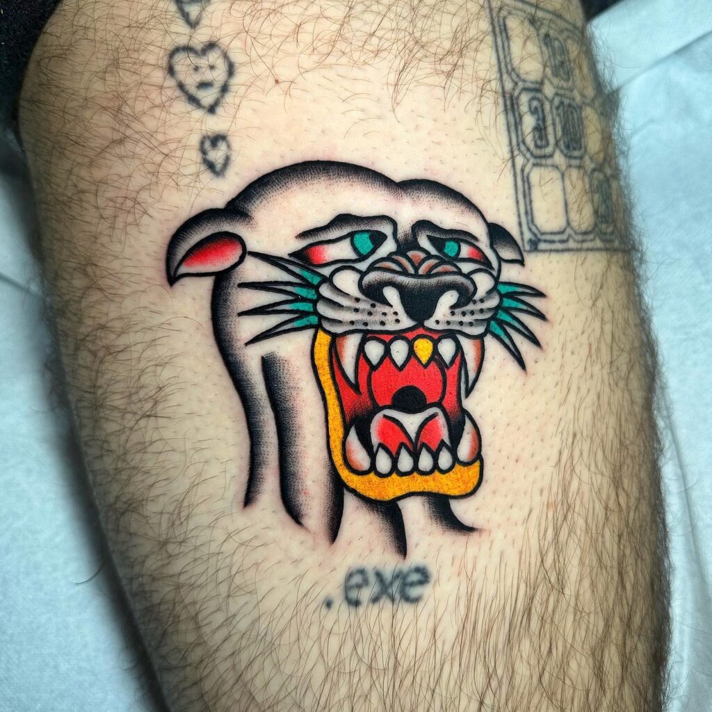 Sucky Panther Tattoo