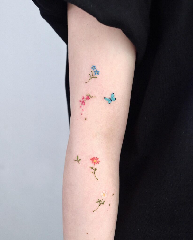 Butterfly Hand Tattoo