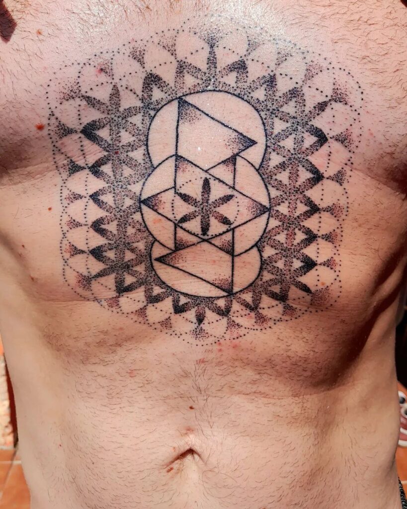 Shanka n chakra tattoo by Ganesh acharya @inkblottattooz . Thanks a lot for  traveling all the way from Dubai to get this done . Contact ... | Instagram