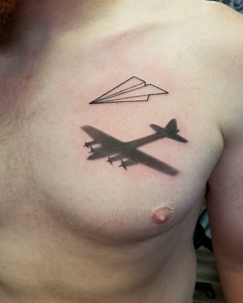 Air Force Chest Tattoo