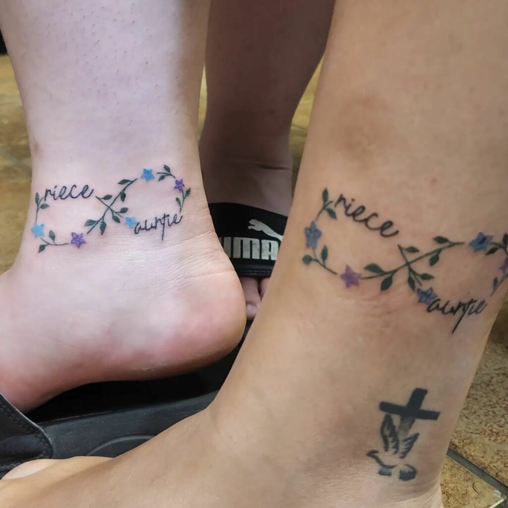 Meaningful Aunt and Niece Tattoos Words