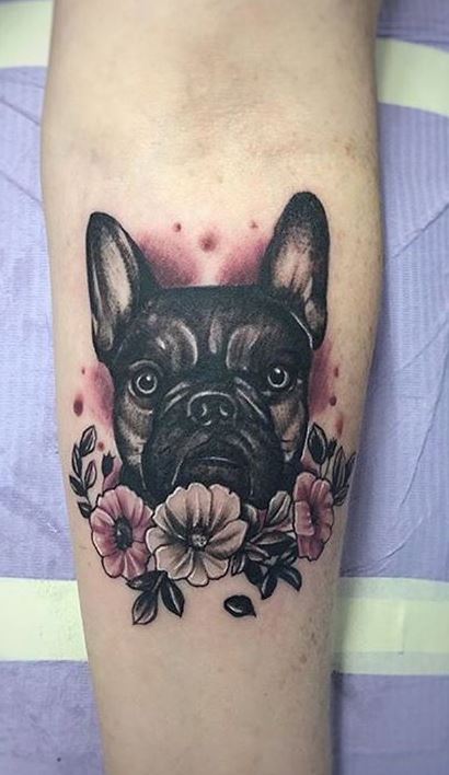 Dog Memorial Tattoo