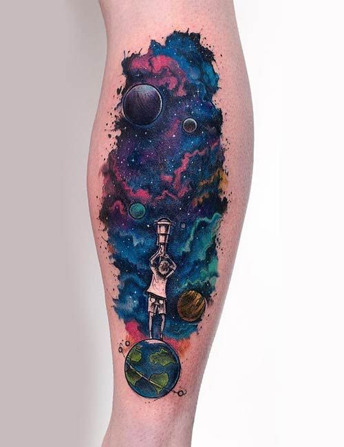 galaxy tattoo