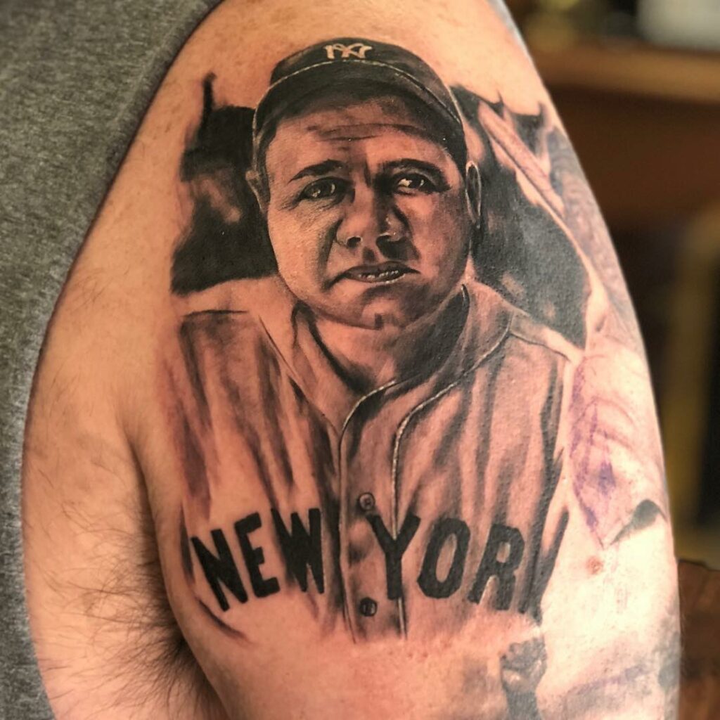 Babe Ruth Tattoo