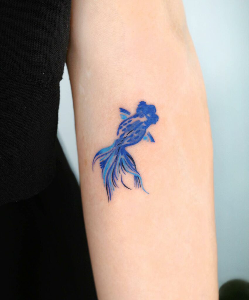 Blue Fish Tattoo