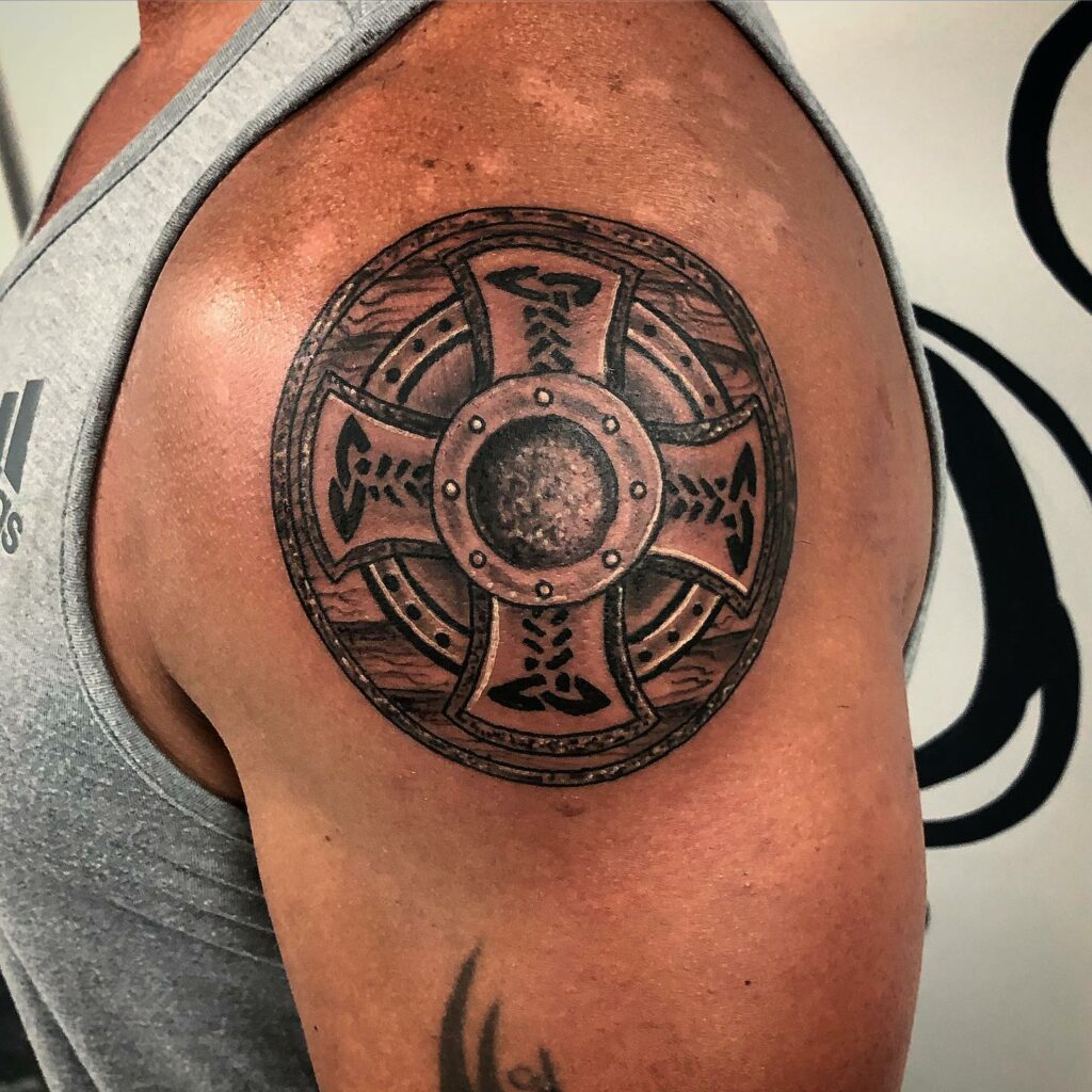 Celtic Shield Knot Tattoo