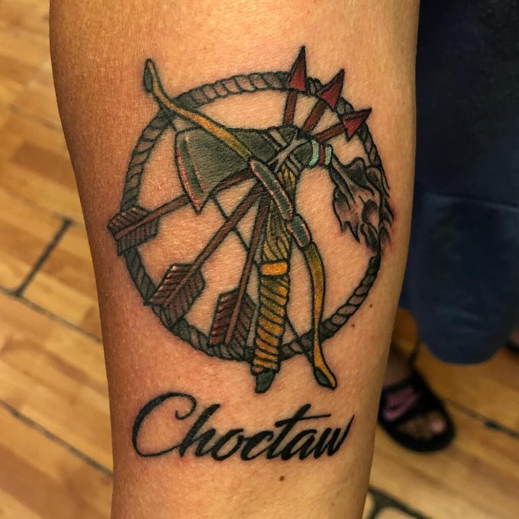 Choctaw Axe Tattoo