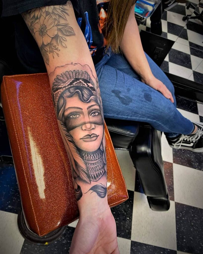 Choctaw Forearm Tattoo