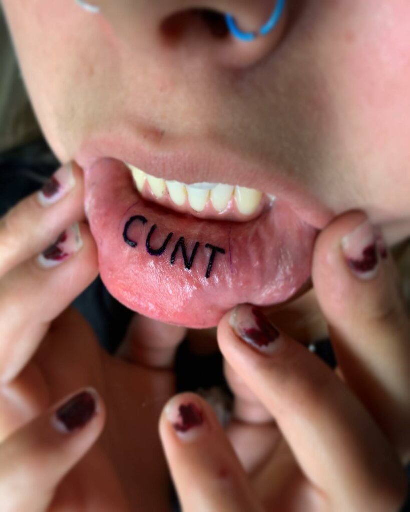 Cunt Lip Tattoo