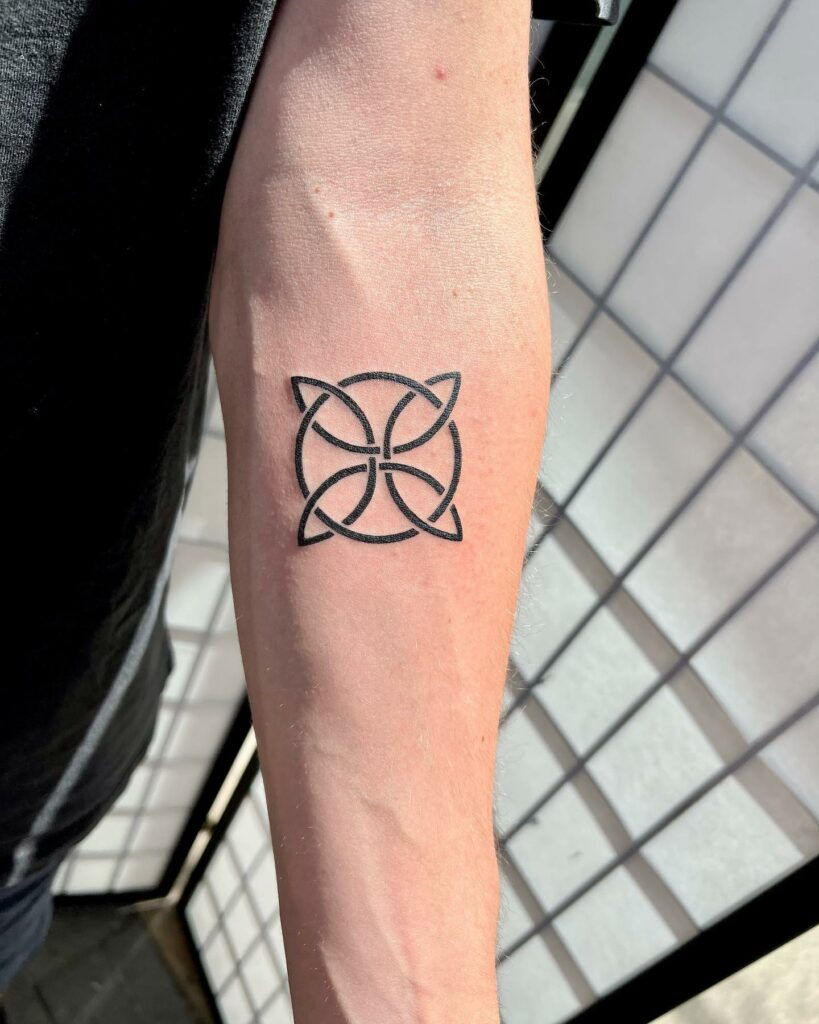 Dara Knot Tattoo On The Wrist