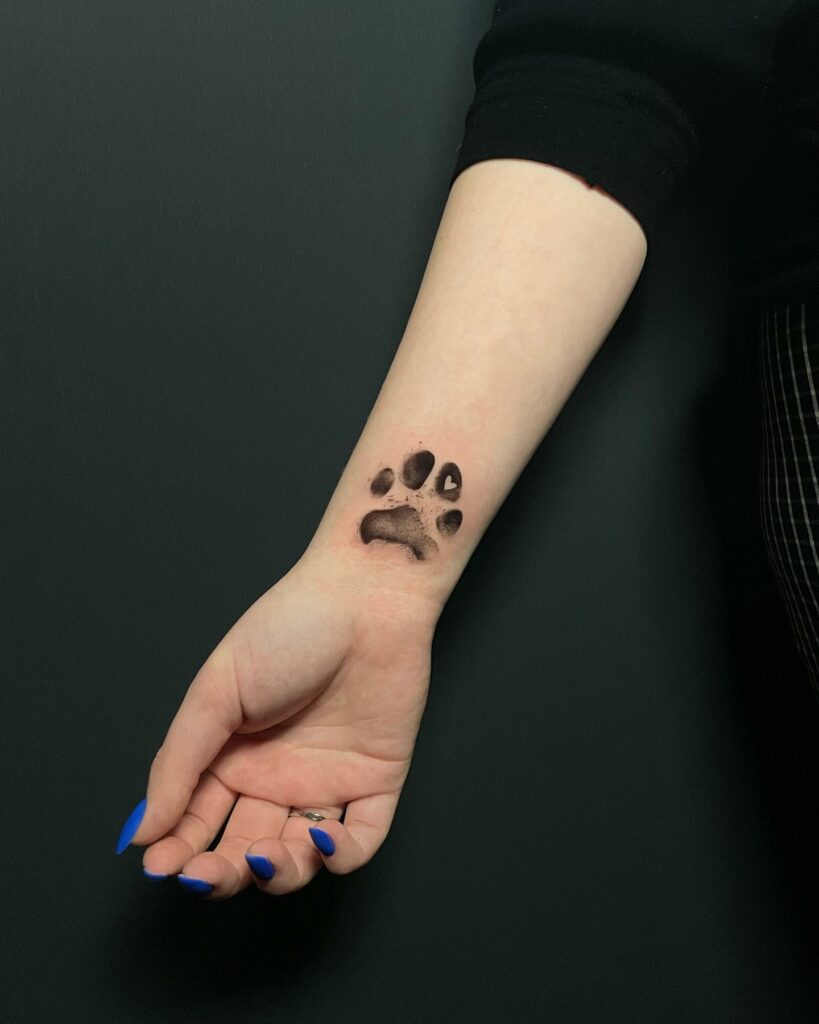 Dog Paw Tattoos