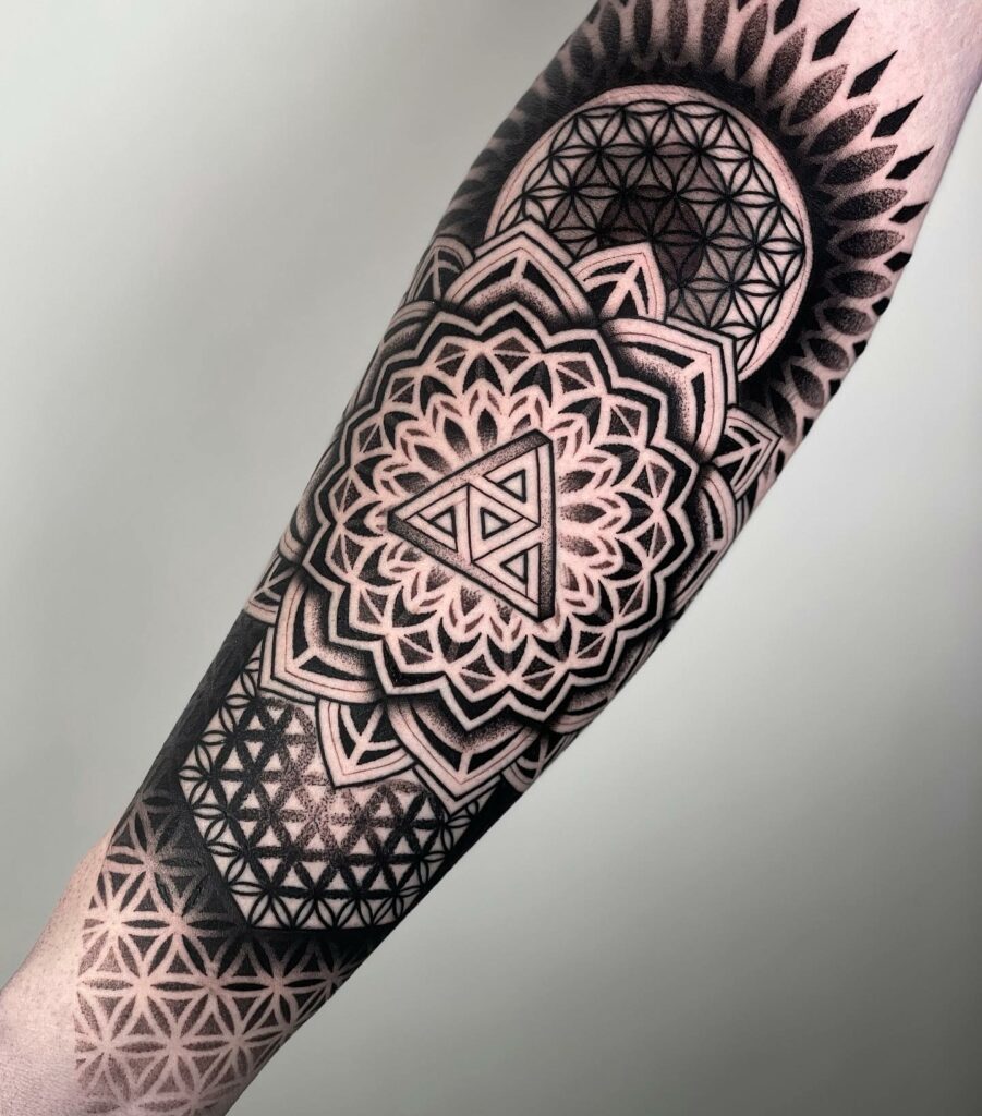 Geometric Mandala Tattoo