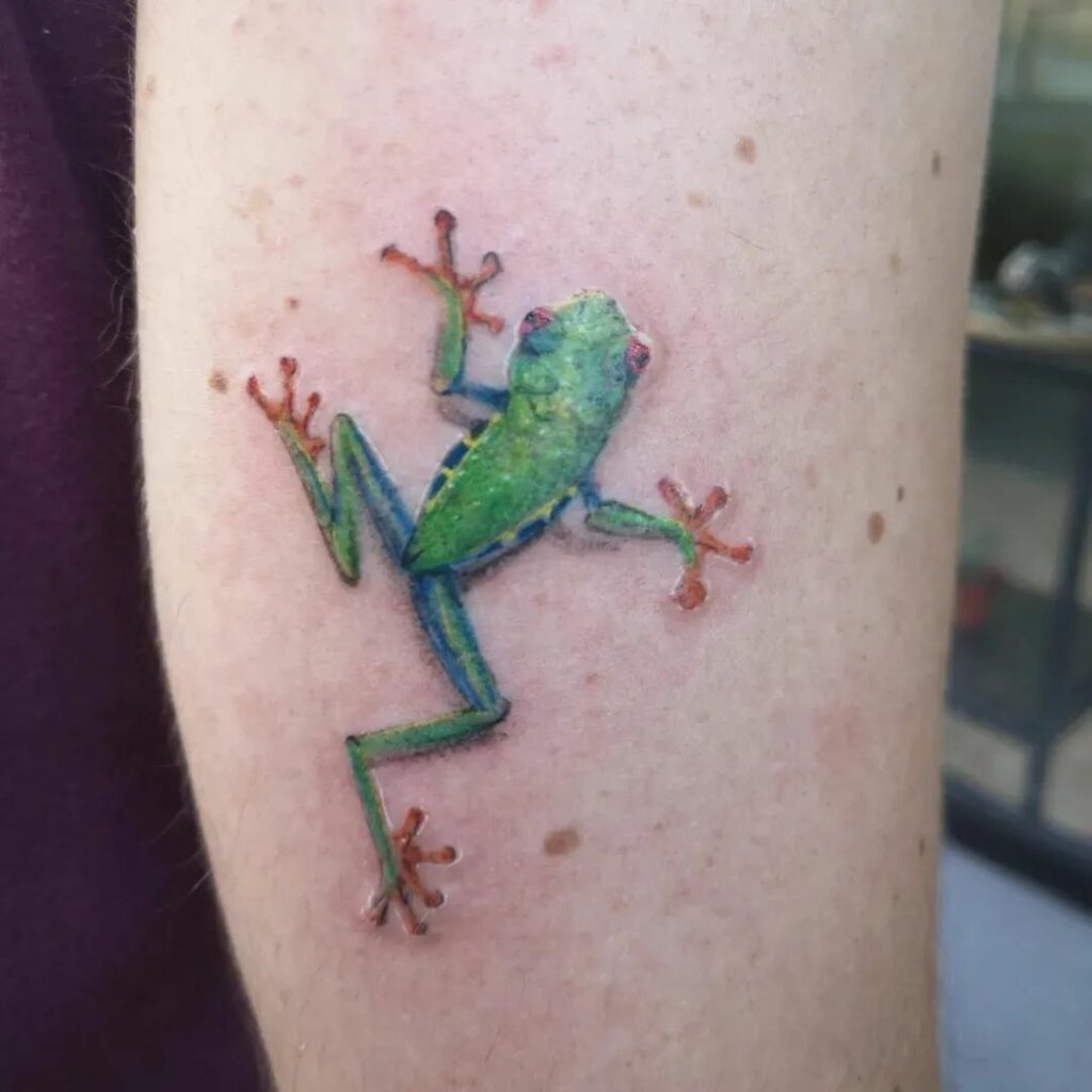 Green Frog Tattoo