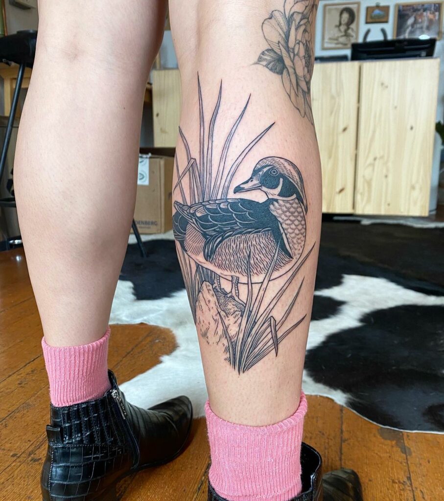 Nature Leg Tattoo