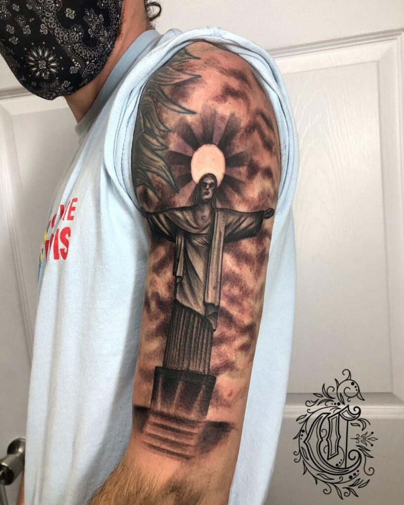 Religious Christ The Redeemer Tattoo