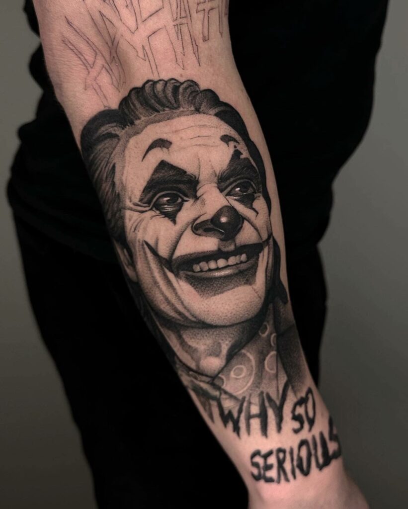 The Clown Prince of Crime The Joker Tattoos