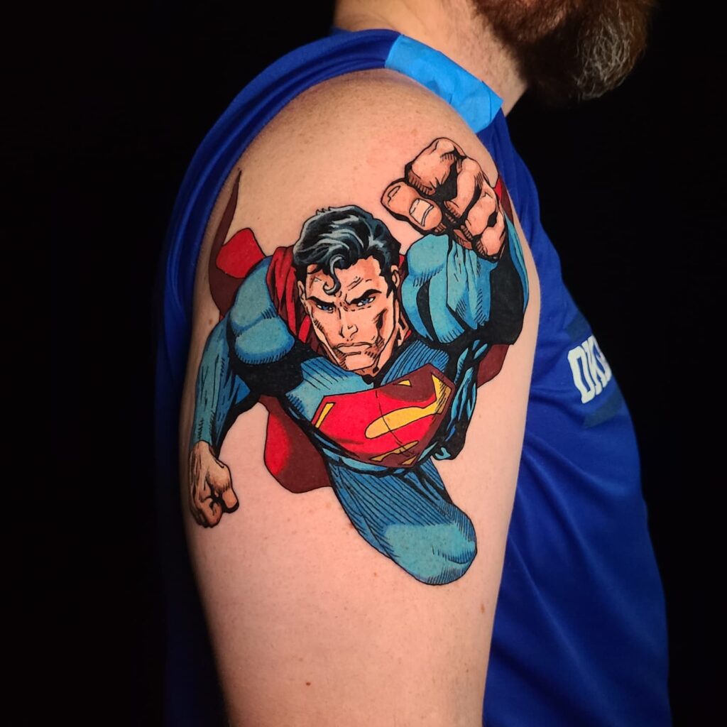 The Man of Steel Superman Tattoos