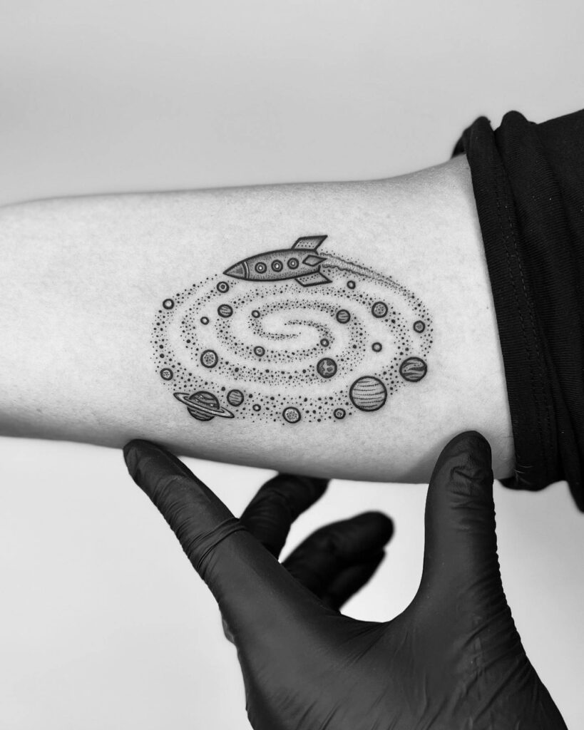 Universe Dot Tattoo